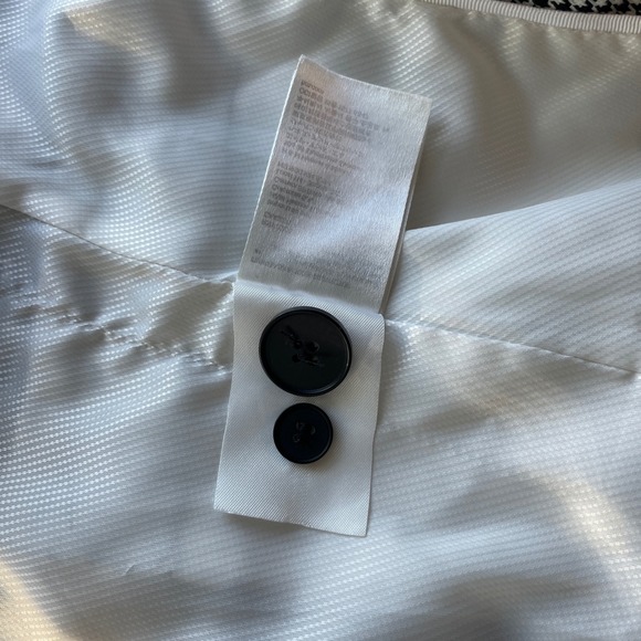 H&M Houndstooth Blazer Jacket Academia Office Business Casual Black White Size 8 - Picture 6 of 12